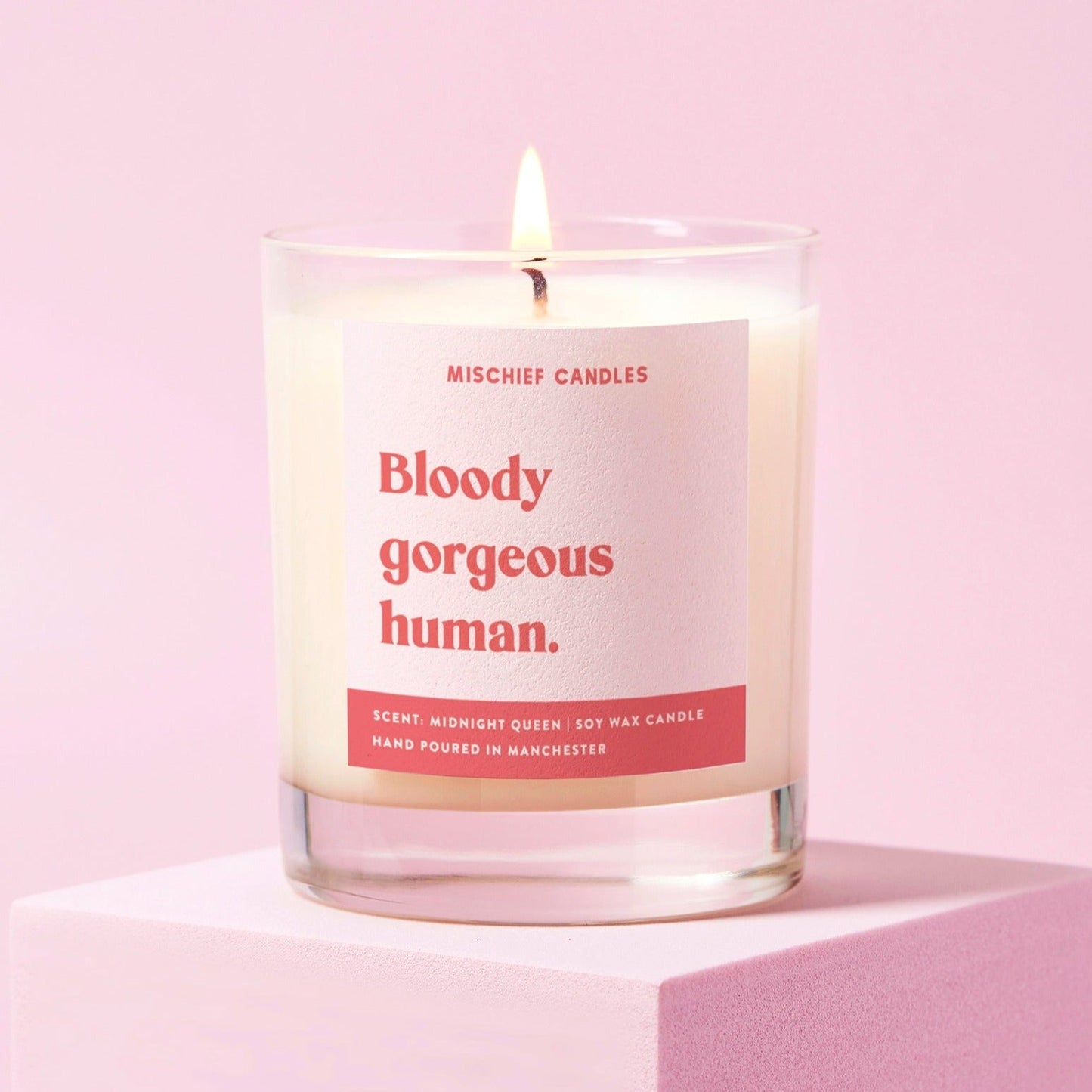 Friendship Gift Funny Gift For Her Candle Bloody Gorgeous Human - Candles