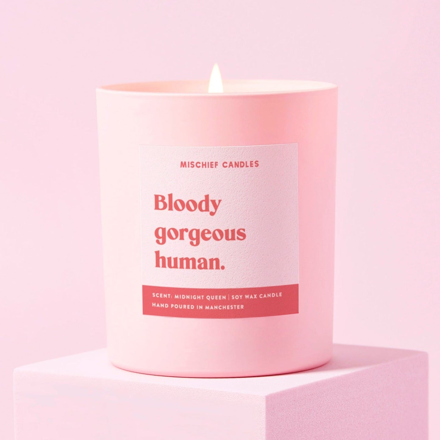 Friendship Gift Funny Gift For Her Candle Bloody Gorgeous Human Candle Only - Candles