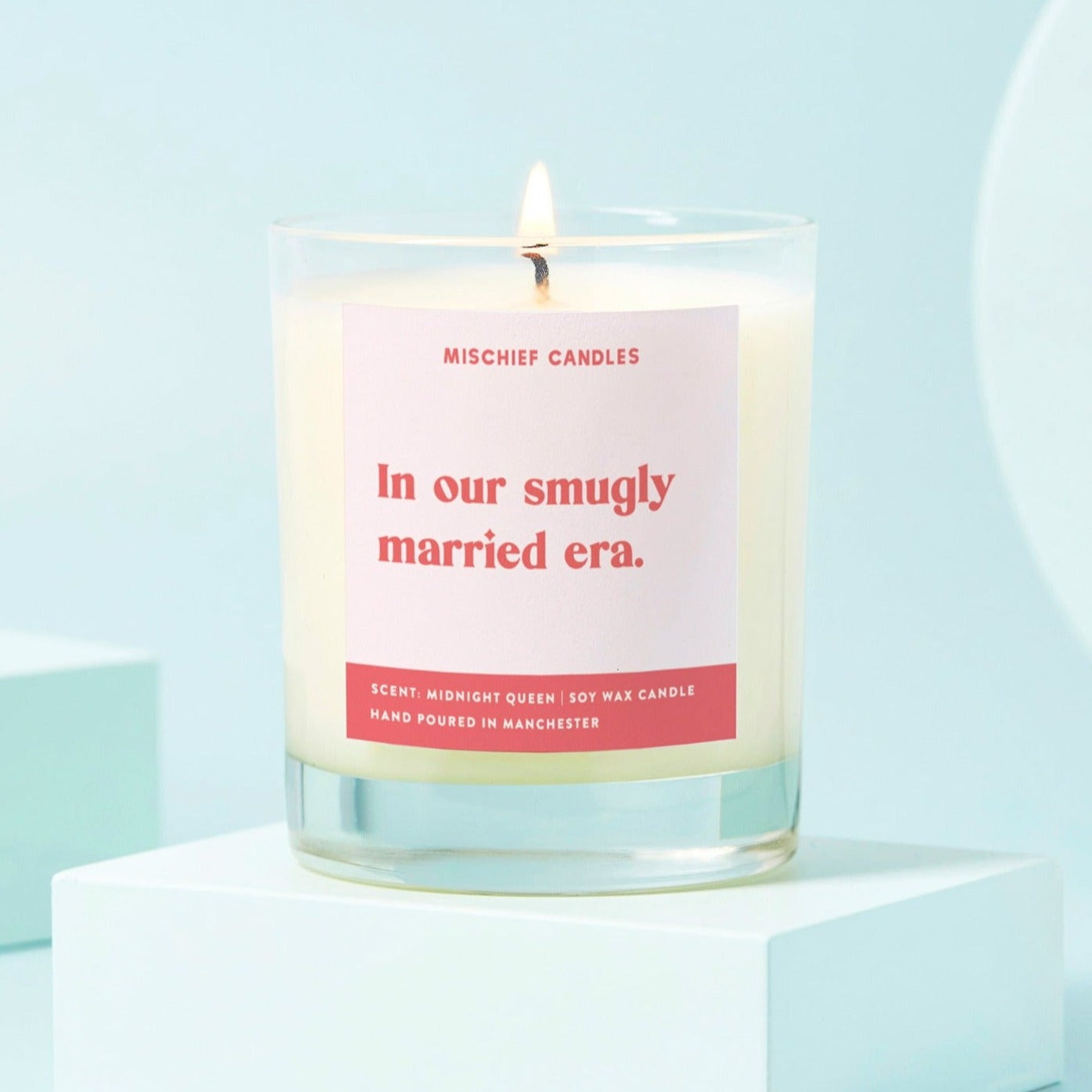 Wedding Gift Funny Wedding Gift Candle Smugly Married Era - Candles