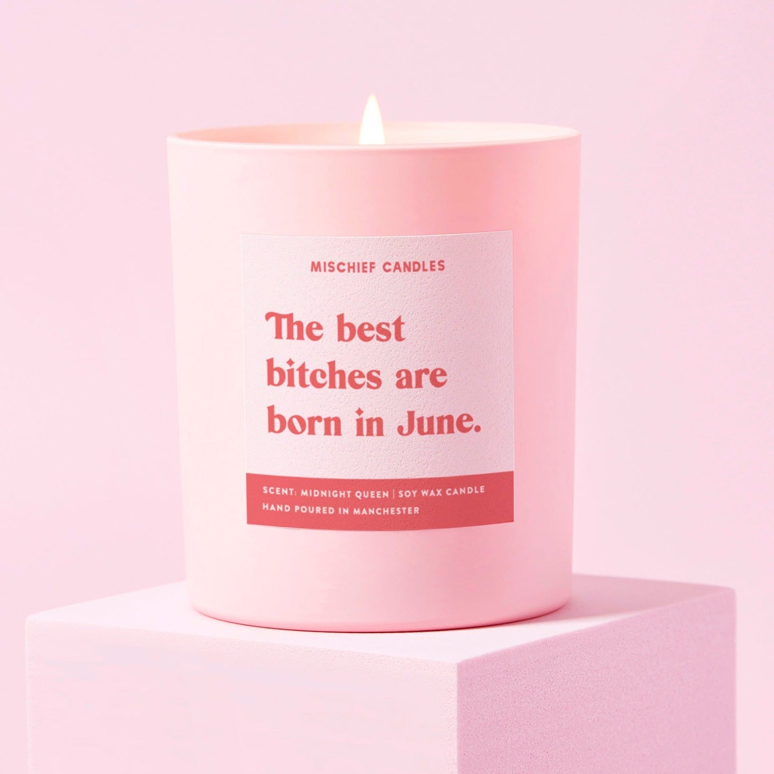 June Birthday Gift Funny Birthday Gift Candle June Birthday Bitch Candle Only - Candles