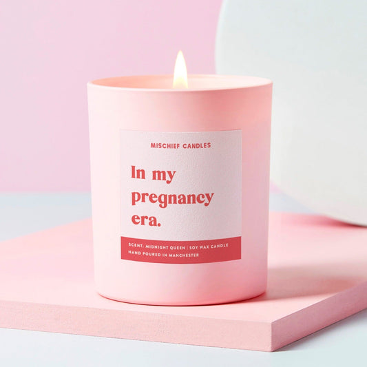 Mum To Be Gift Funny Pregnancy Gift Candle In My Pregnancy Era Candle Only - Candles