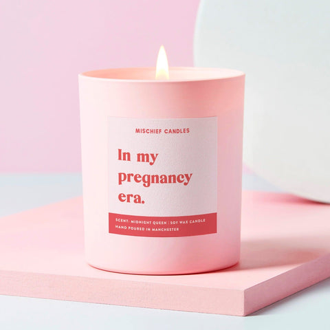 Mum To Be Gift Funny Pregnancy Gift Candle In My Pregnancy Era