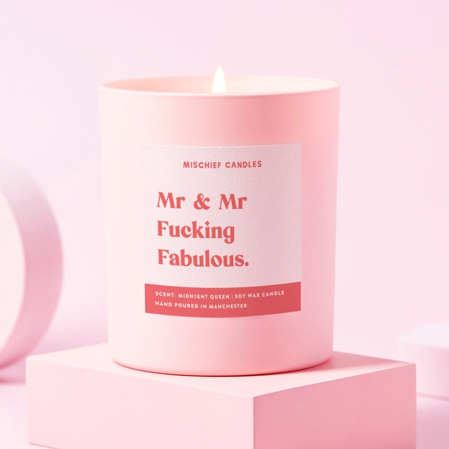 Wedding Gift Funny Wedding Gift Candle Mr And Mr Fabulous Candle Only - Candles