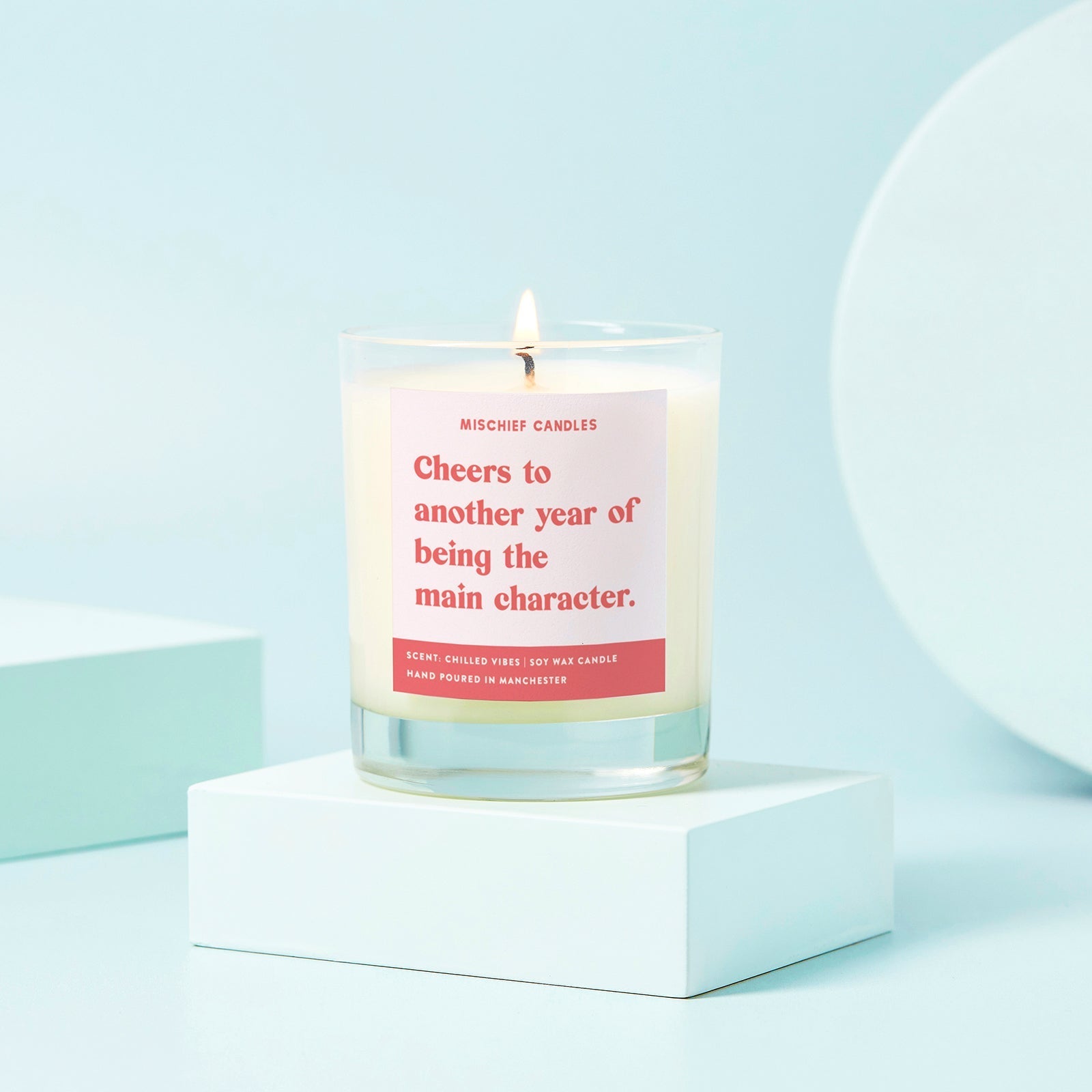 Funny Birthday Gift Soy Wax Candle Another Year of Being the Main Character - Candles
