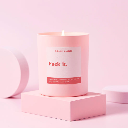 Funny Fuck It Friendship Gift For Her Funny Candle Candle Only - Candles