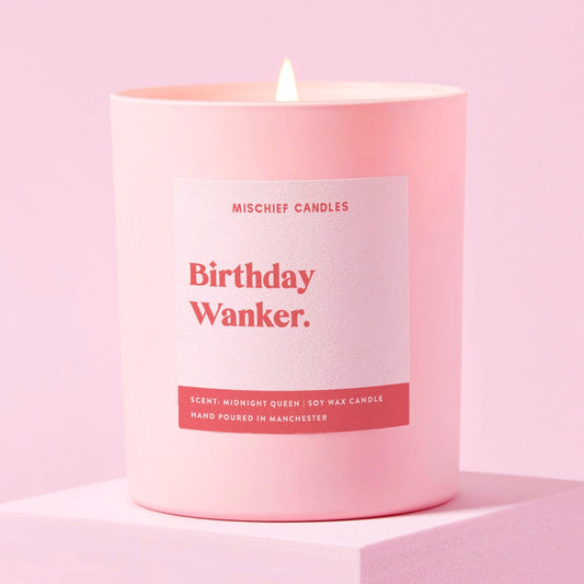 Funny Birthday Gift Birthday Wanker Funny Candle Candle Only - Candles