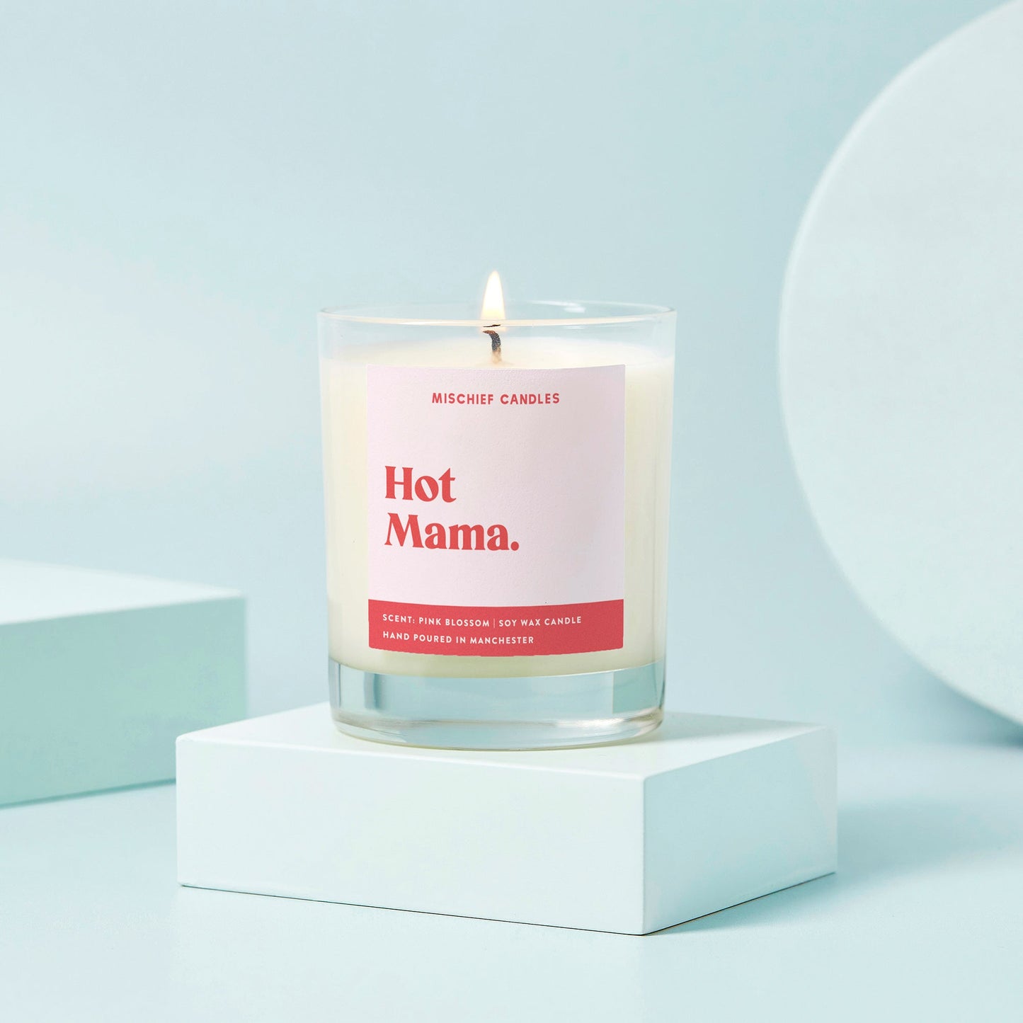 New Baby Gift Funny Baby Shower Candle Hot Mama - Candles