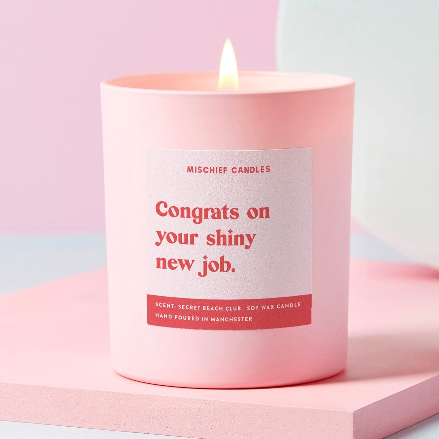 New Job Gift Funny Candle Shiny New Job Candle Only - Candles