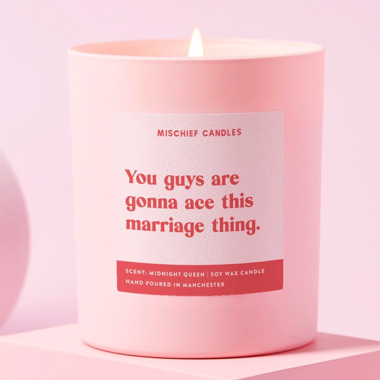 Wedding Gift Funny Wedding Candle Ace This Marriage Thing Candle Only - Candles