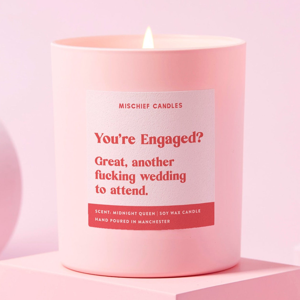 Engagement Gift Funny Candle Another Fucking Wedding Candle Only - Candles