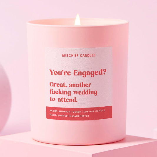 Engagement Gift Funny Candle Another Fucking Wedding Candle Only - Candles