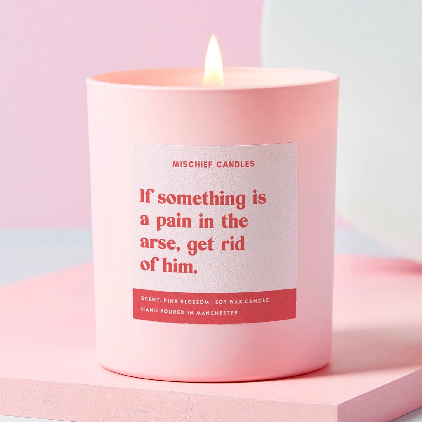 Funny Divorce Gift Candle Newly Single Get Rid of Him Candle Only - Candles