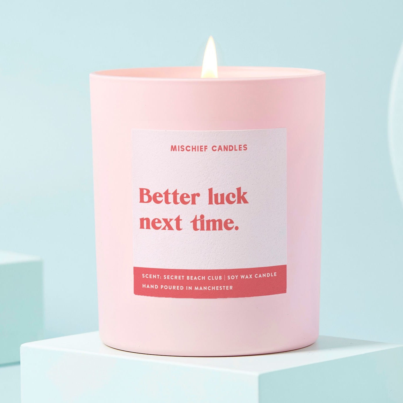 Thinking of You Gift Funny Candle Better Luck Next Time Candle Only - Candles