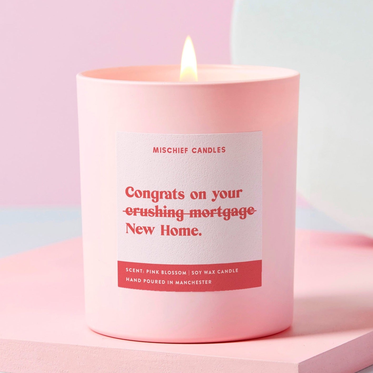 New Home Funny Housewarming Gift Candle Crushing Mortgage Candle Only - Candles