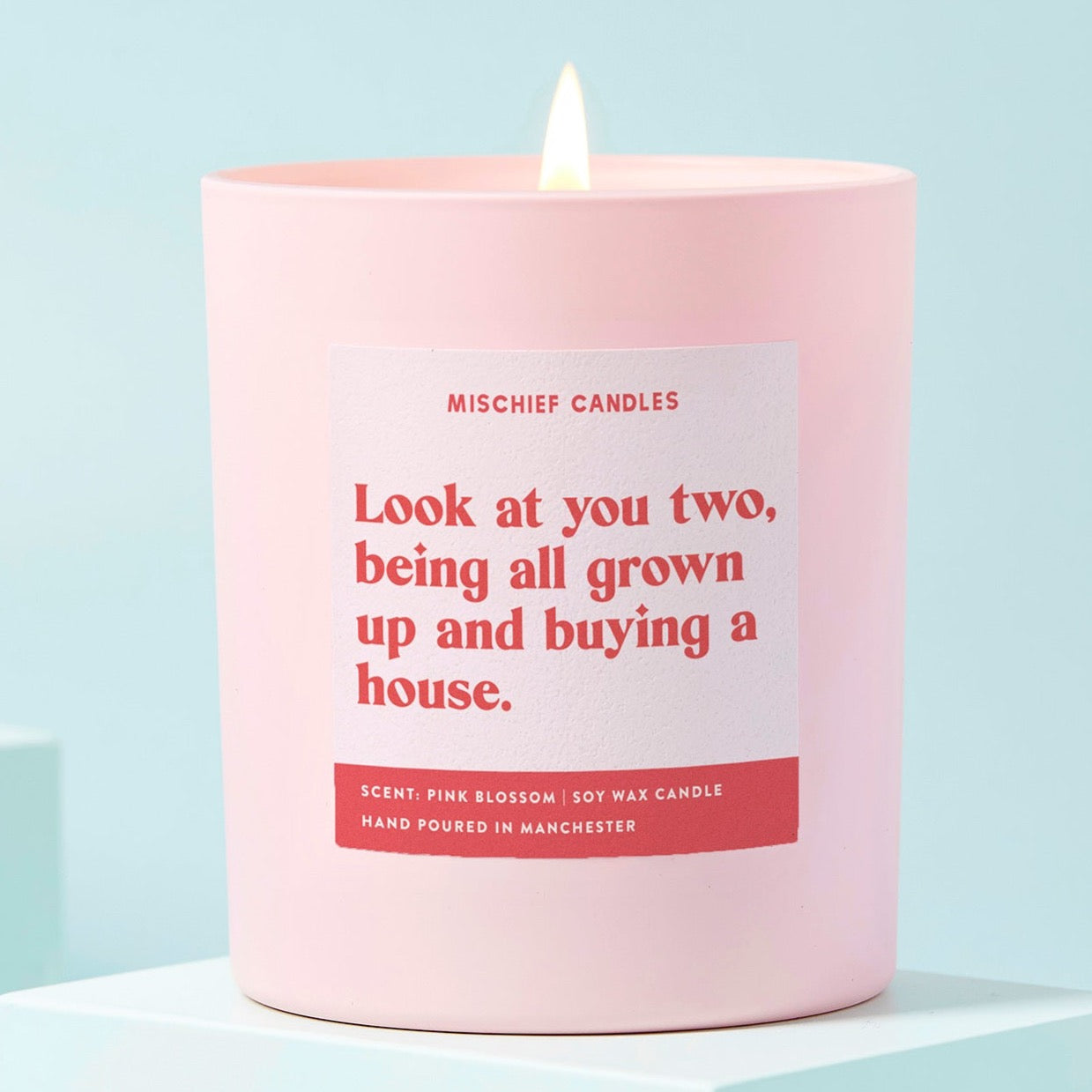 New Home Funny Gift Candle All Grown Up and Buying a House Candle Only - Candles