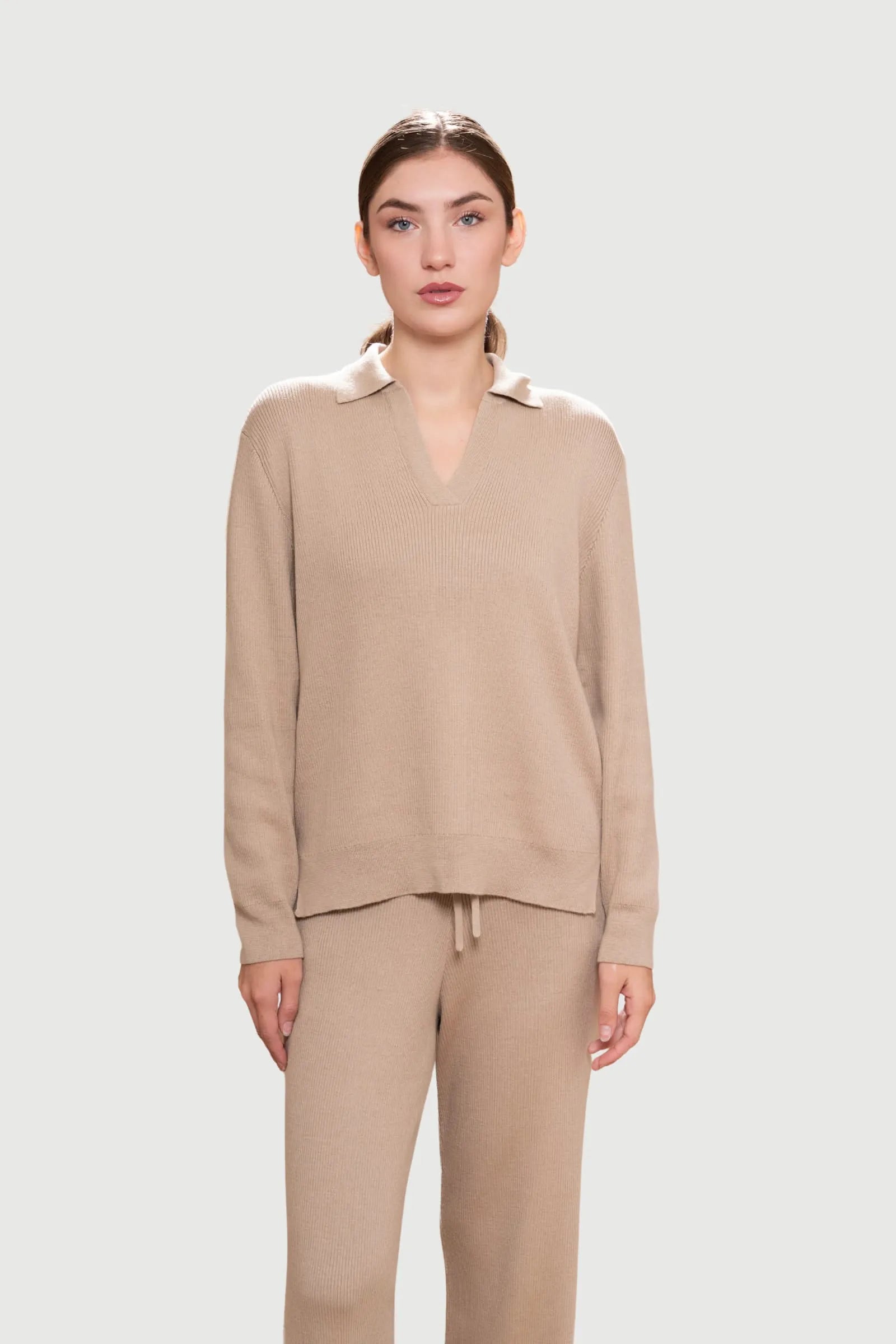 Ribbed Lounge Jumper - Women's Jumpers