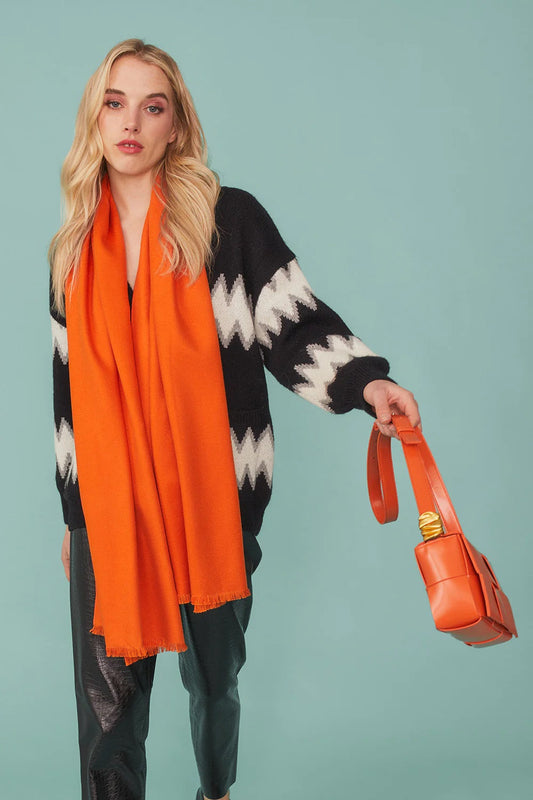 Orange Grape Skin Eco Leather Bag One Size Orange Grape Skin - Bags