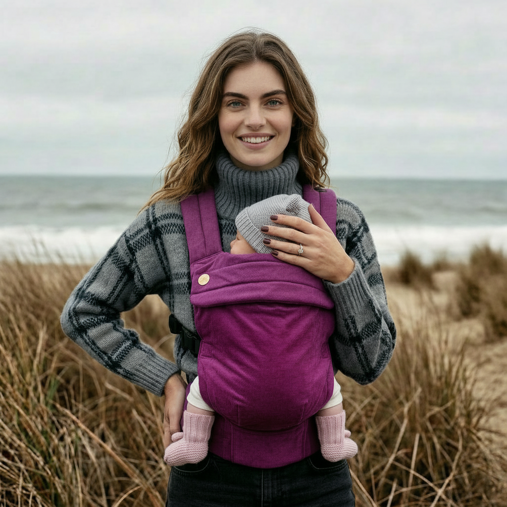 Velvet Baby Carrier - Berry Kiss - Baby Carriers