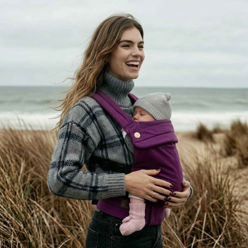Velvet Baby Carrier - Berry Kiss - Baby Carriers