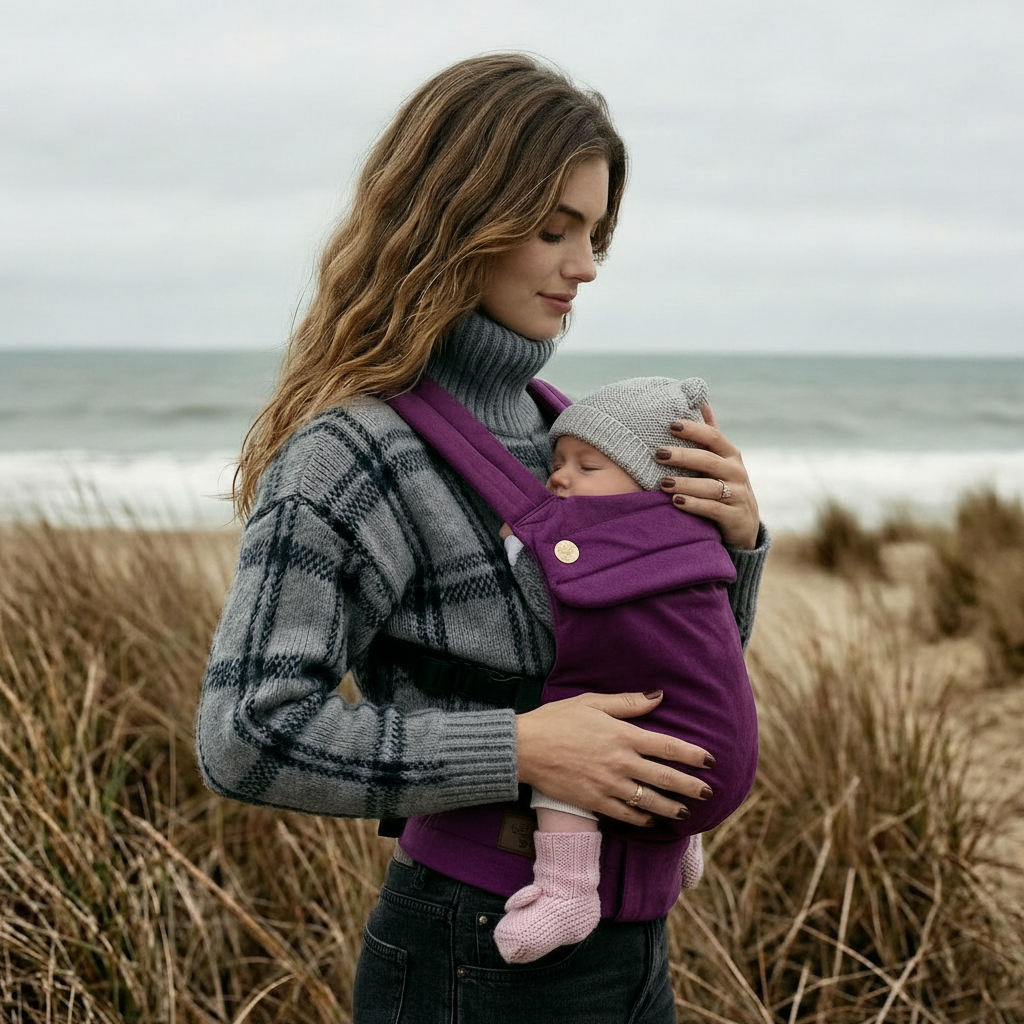 Velvet Baby Carrier - Berry Kiss - Baby Carriers