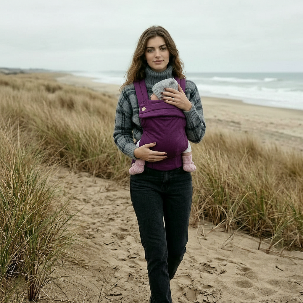 Velvet Baby Carrier - Berry Kiss - Baby Carriers