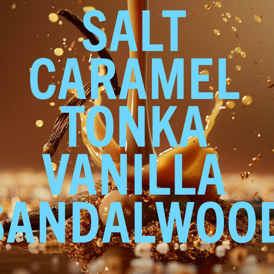 Shay & Blue Salt Caramel Perfume 10ml - Sweet Fragrance - Natural Spray Fragrance
