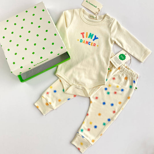 Dancer & Dearly Baby Gift Set - Bodysuit & Legging in a Gift Box - Baby Gift Sets