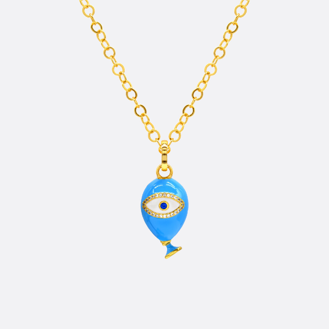Age of Innocence Blue Eye Adjustable necklace - NECKLACE