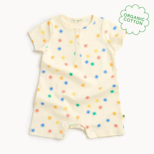 Dinky - Rainbow Sunshine Short Sleeve baby Playsuit - Baby & Children's One-Pieces