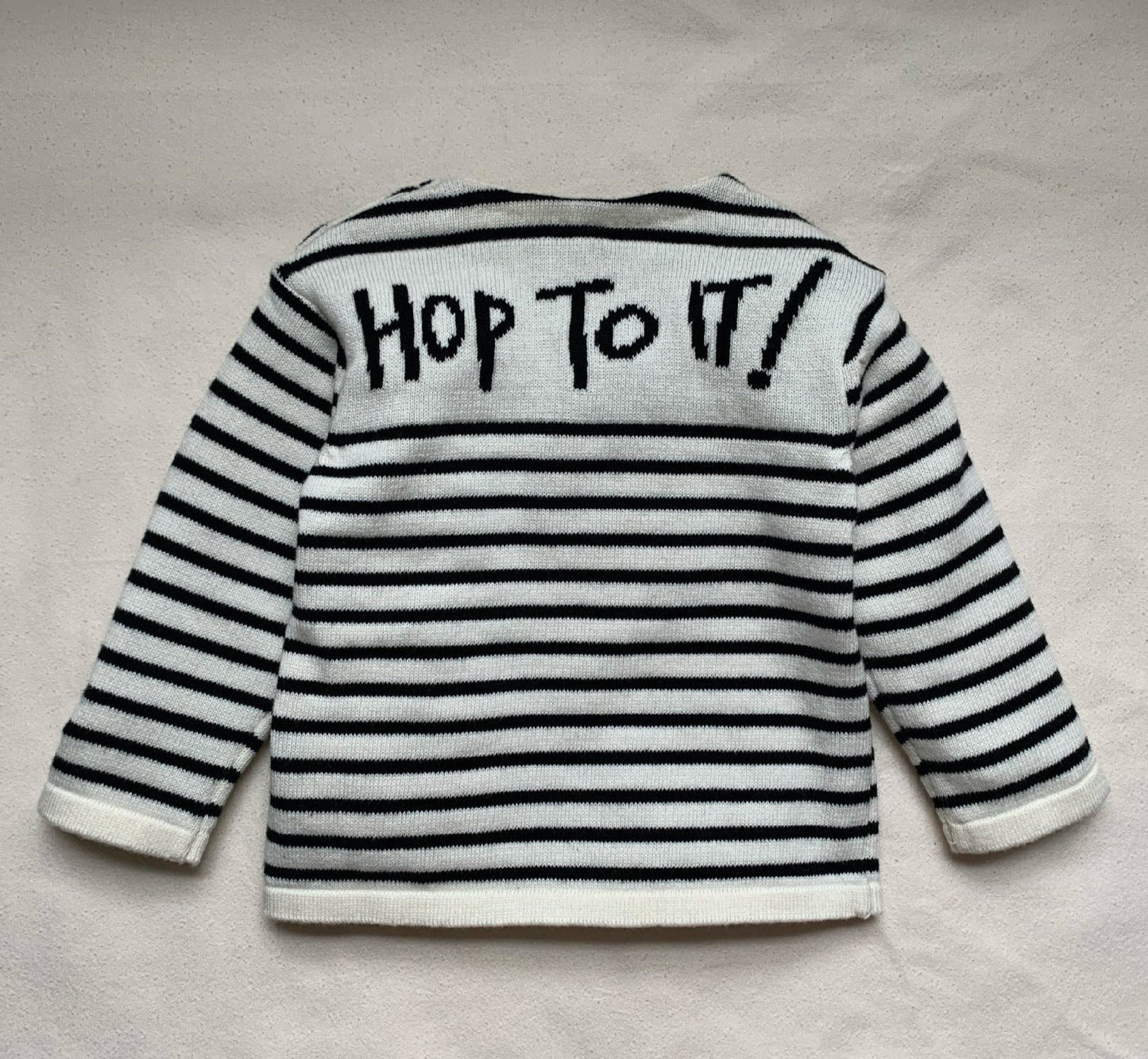 Fable and Bear Baby Striped T-Shirt - Hop To It - Sweaters