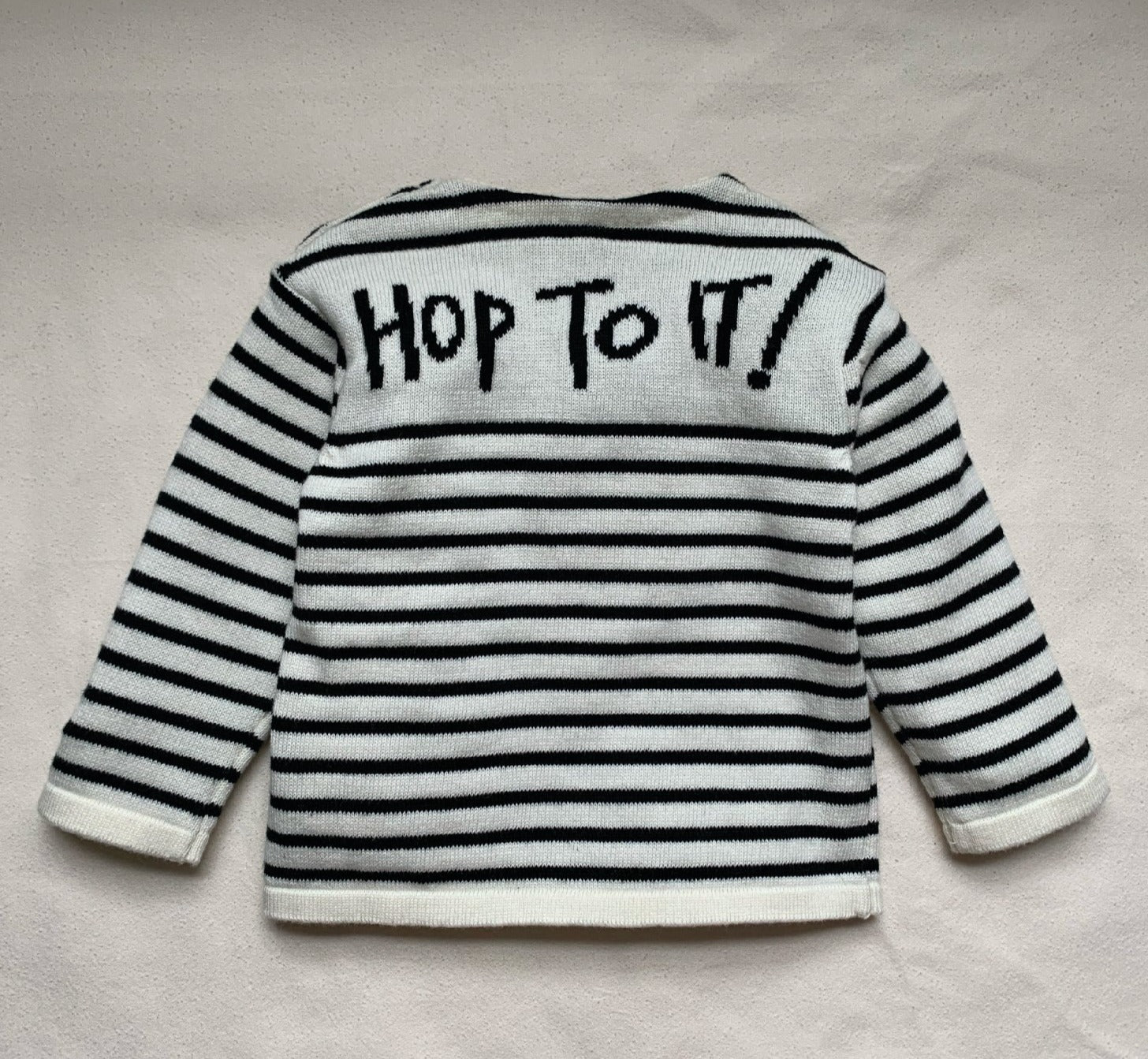 Fable and Bear Baby Striped T-Shirt - Hop To It - Sweaters