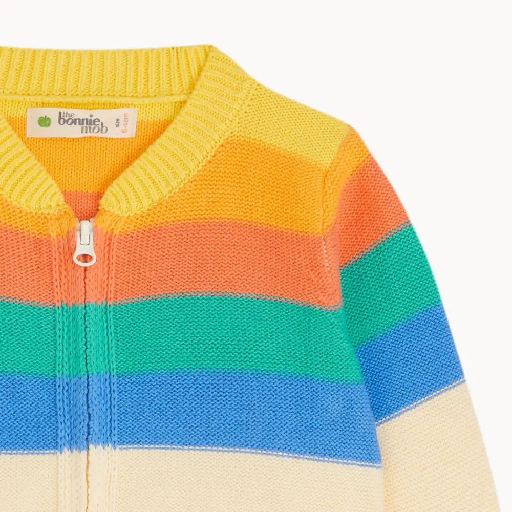 Barnacle - Rainbow Stripe Cardigan - Cardigans