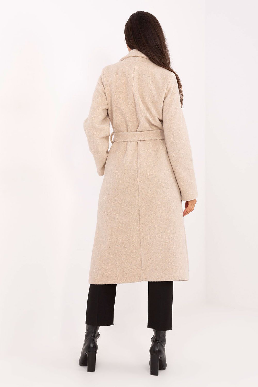 Beige Longline Coat for Women - Stylish & Versatile - Coats