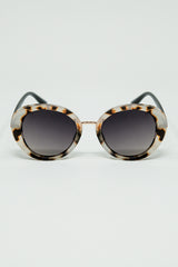 Lunettes de soleil ovales beiges Sunset Spot