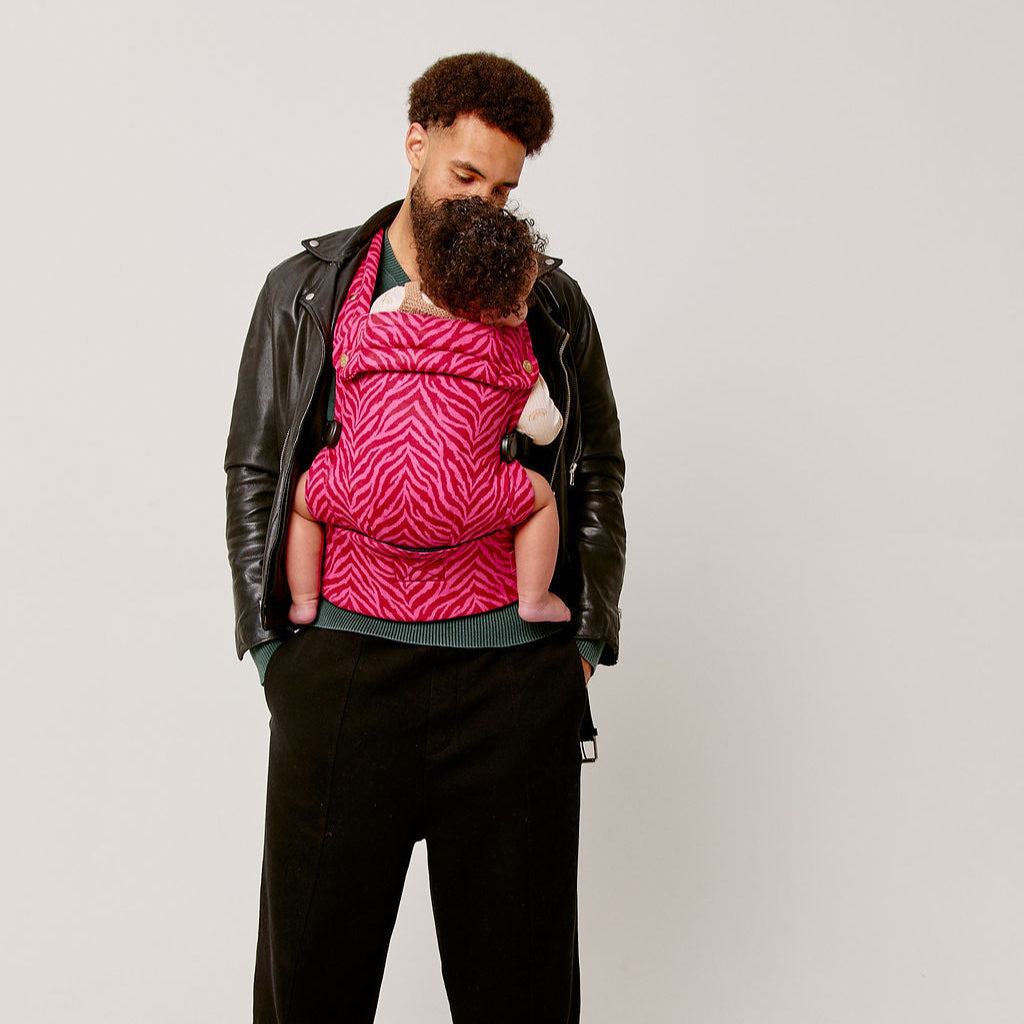 Nomad Air Animal Print Baby Carrier - Flaming Zebrano - Ring Slings & Hip Carriers