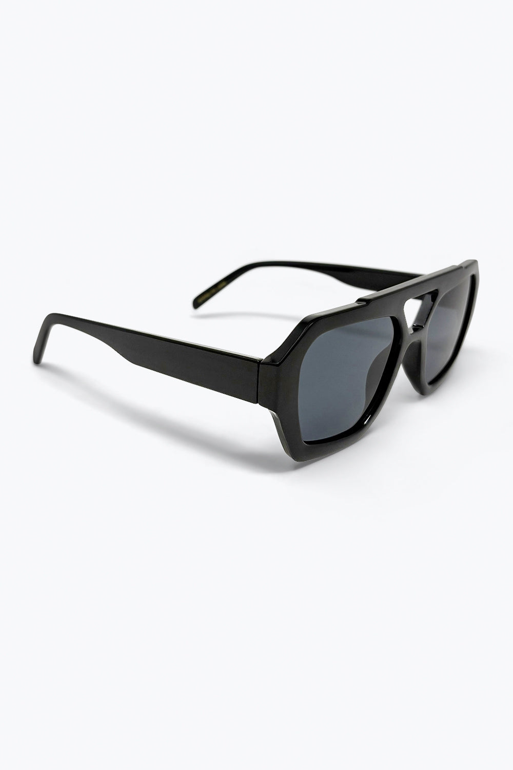 Black Geometric Frame Fashion Sunglasses for Women -