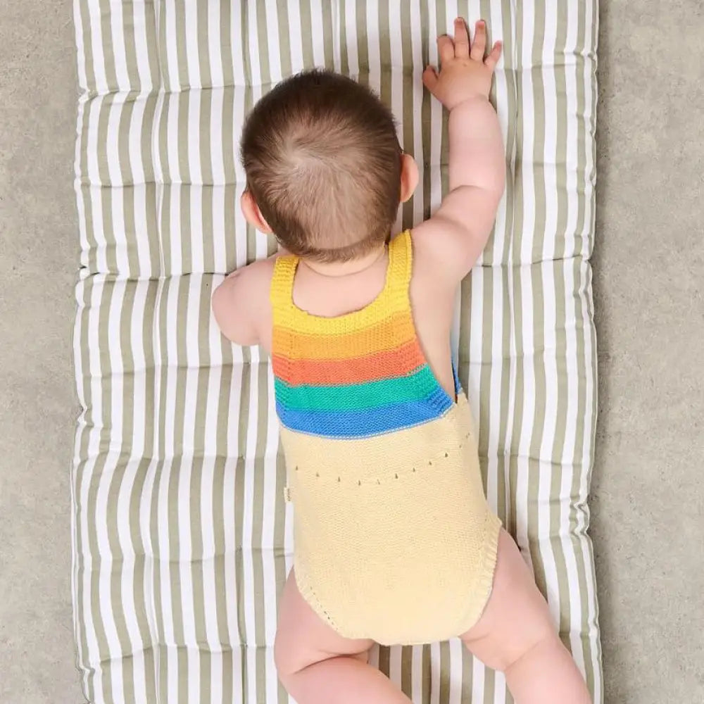 Bubble - Rainbow Stripe Knit Romper - Baby & Children's One-Pieces