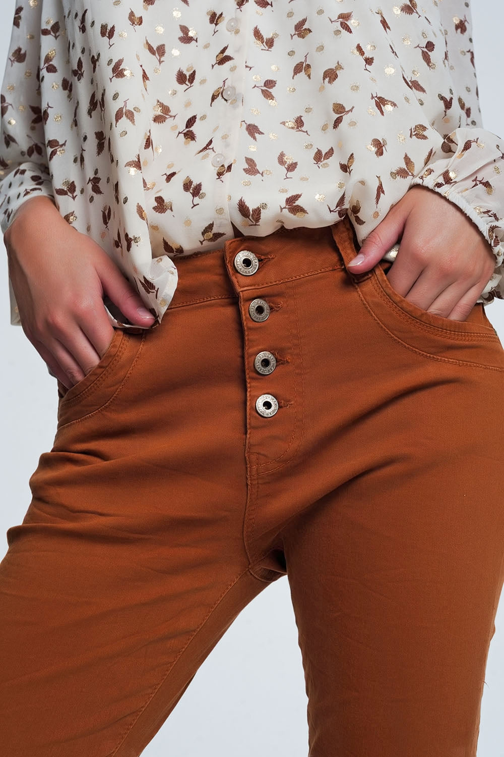 Caldera jeans with button closure - Jeans