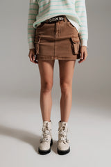 Mini Saia Cargo em Camel