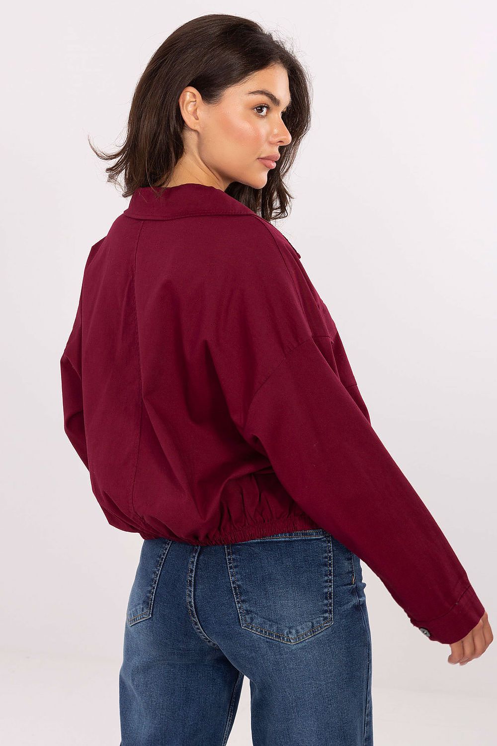 Rue Paris Casual Oversized Long Sleeve Shirt -