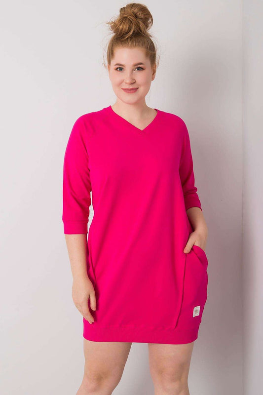 Relevance Casual Plus Size Dress with Pockets -