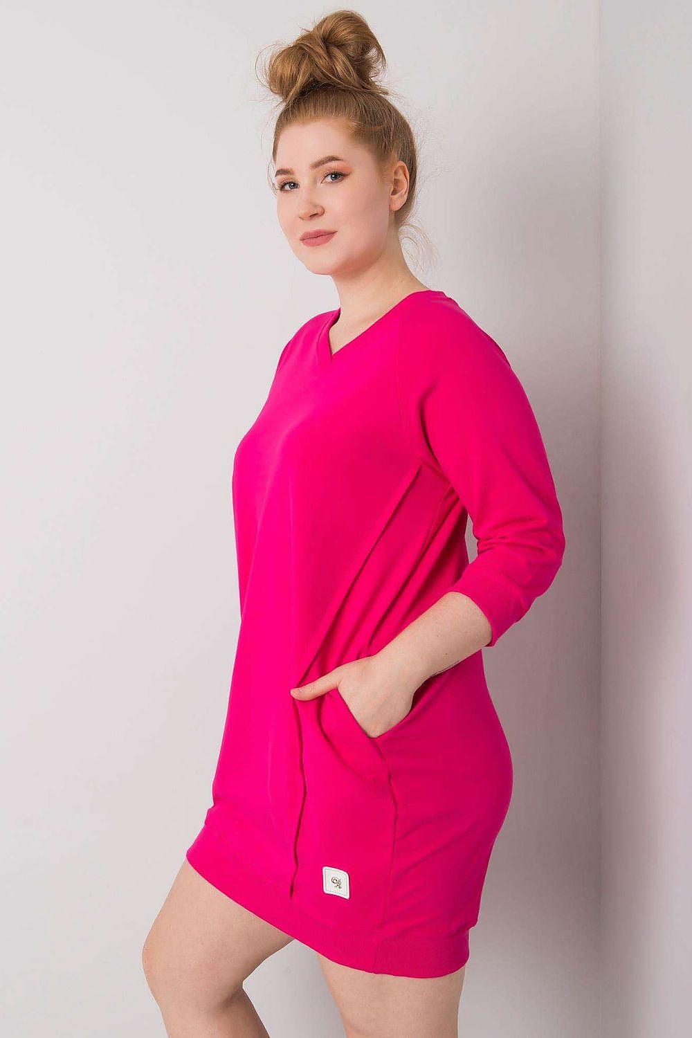 Relevance Casual Plus Size Dress with Pockets -