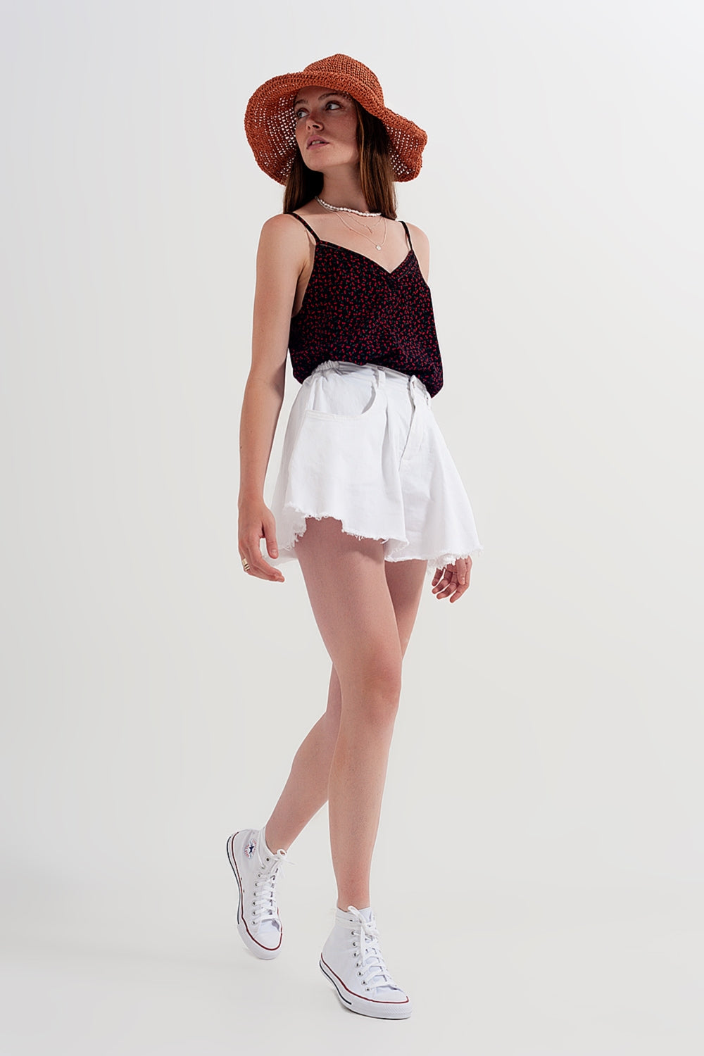 Cherry top in black - Tops