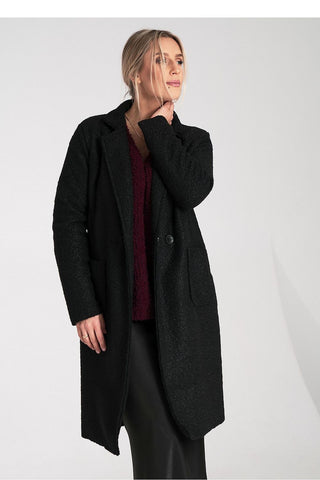 Classic Black Coat for Effortless Style