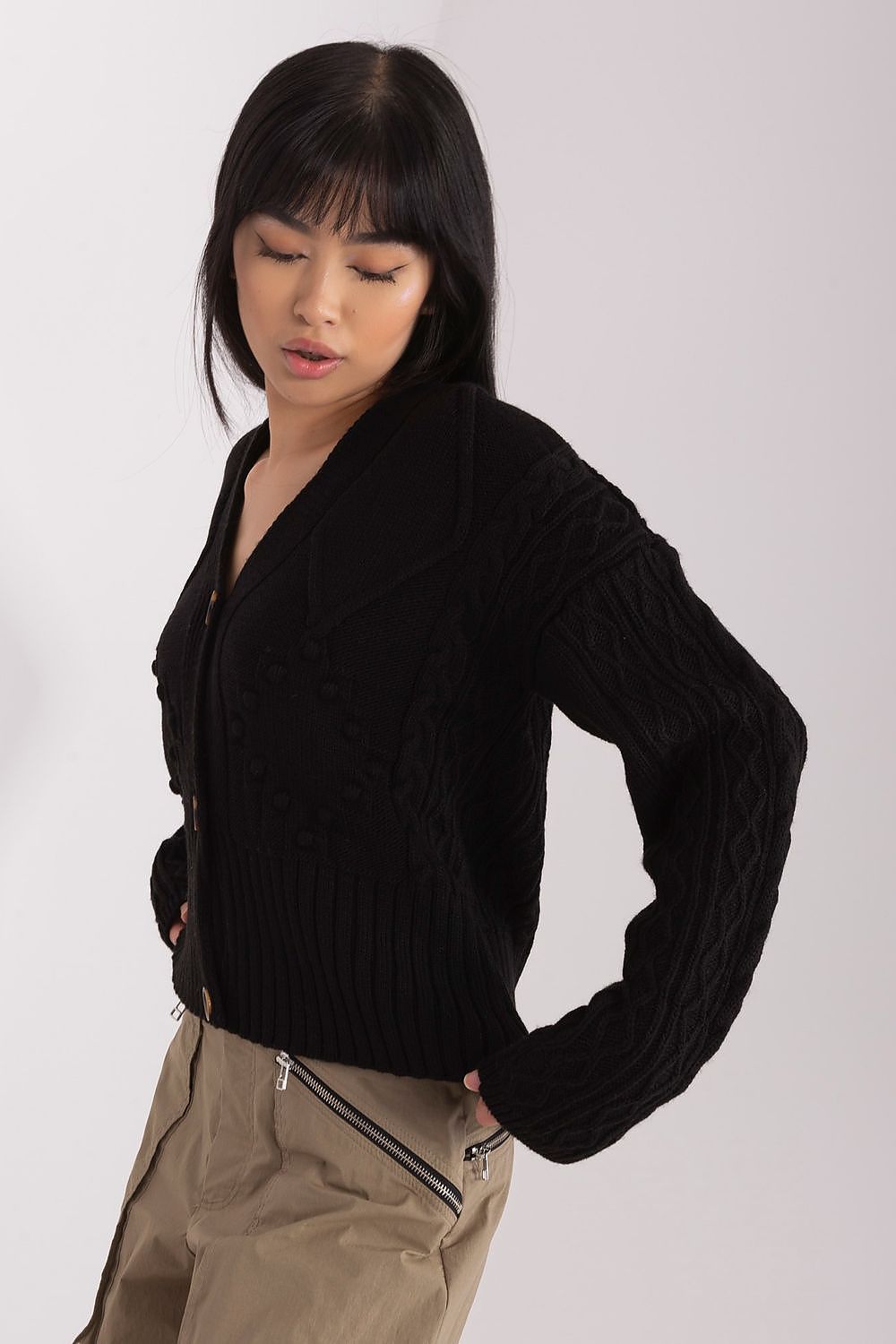 Classic Button Up Cardigan for Trendy Style -
