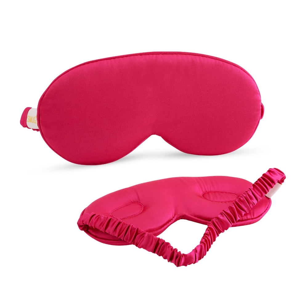 Masque de sommeil en satin rembourré Cloud - Imprimé Scarlett