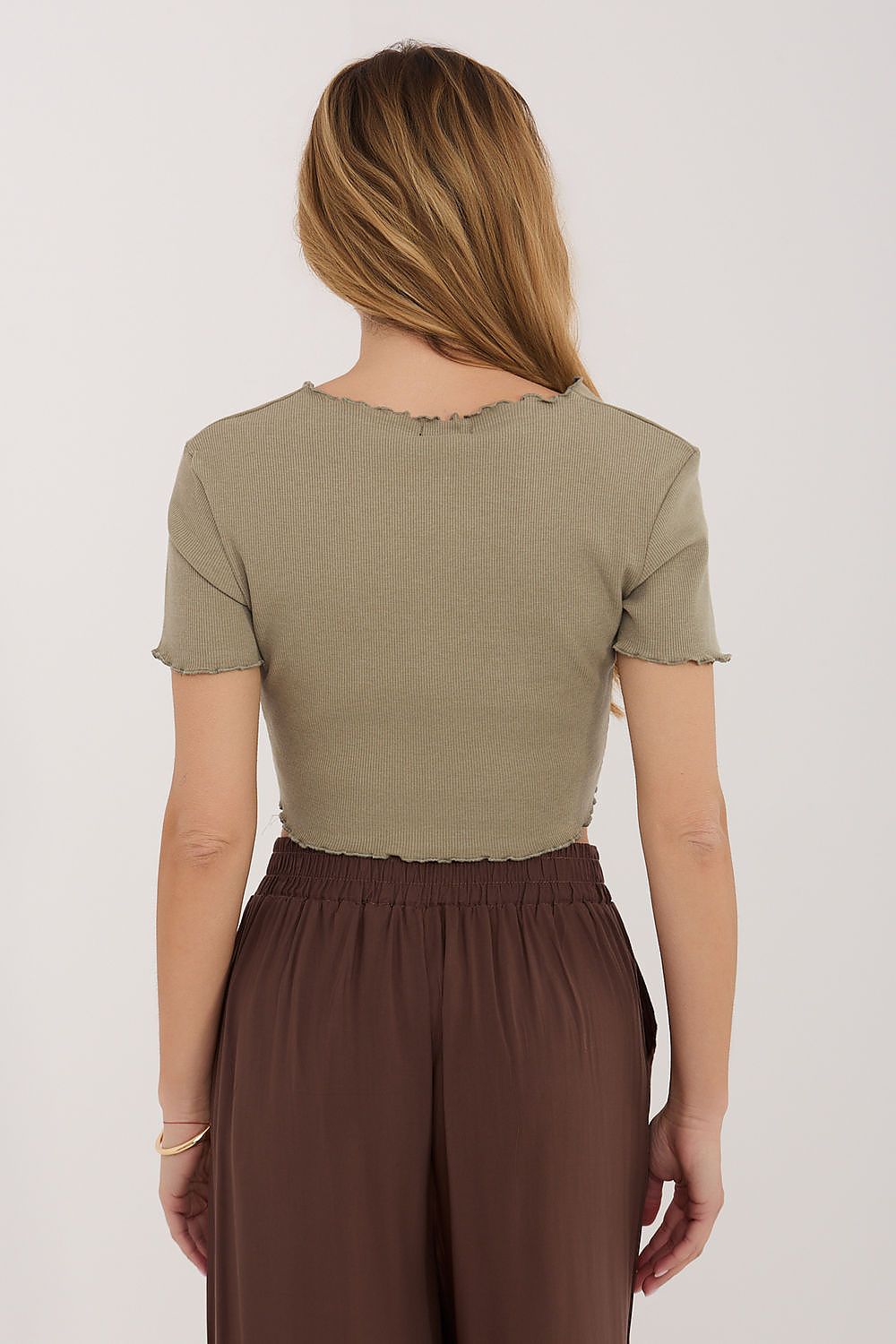Cropped Blouse for Trendy Summer Style - Blouses