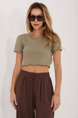 Cropped Blouse for Trendy Summer Style