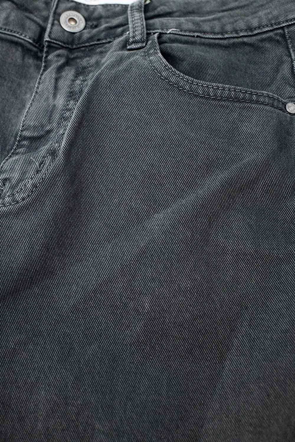 Cropped wide leg jeans in gray - Jeans