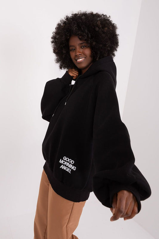 Insulated Women's Sweatshirt with Hood - Outfit Sets